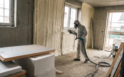 Isolation polyuréthane projeté : la solution d’isolation continue sans compromis